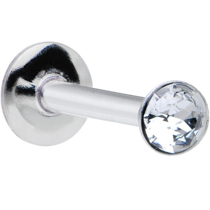 16G 5/16 Handmade Labret Created with Crystals 3mm