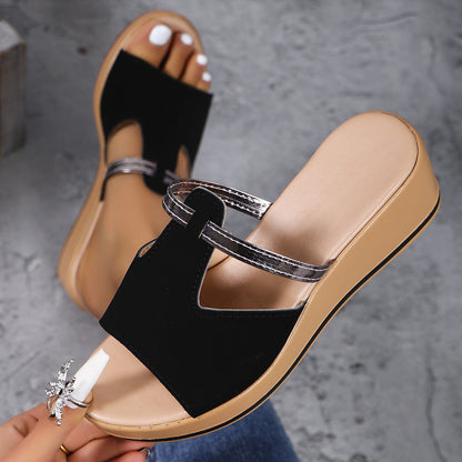 Women's Summer Peep-toe Wedge Sandals