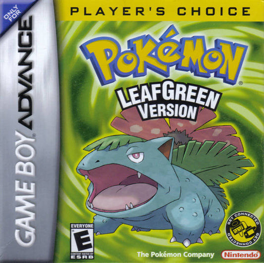 Pokemon LeafGreen Version Player's Choice (Gameboy Advance)