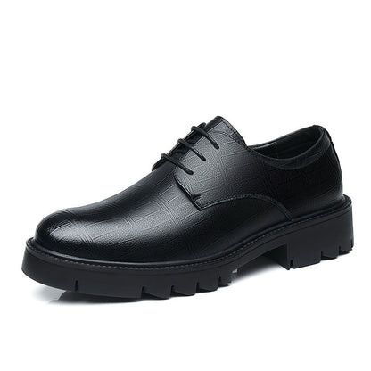 Men's Inner Height Increasing Business Casual Leather Shoes