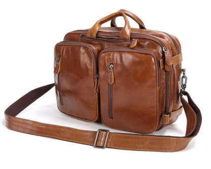 Men's Multi-functional Imported Leather Bag