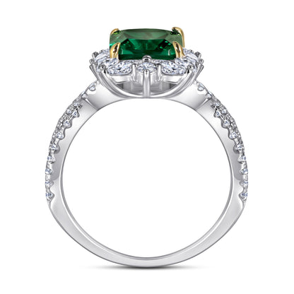 European Grandmother Princess Engagement Ring