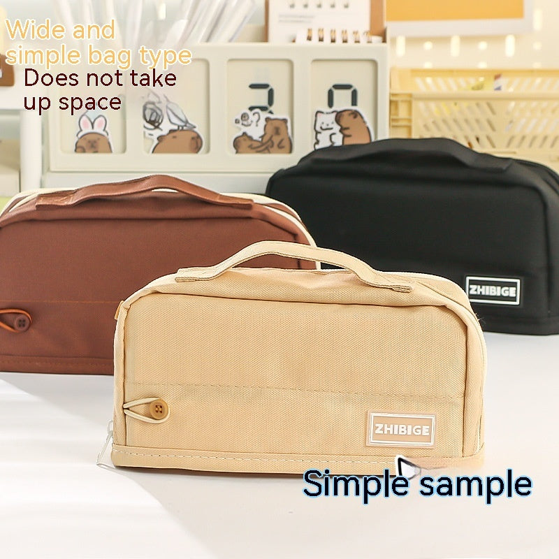 Double-sided Large Capacity Student Pencil Bag