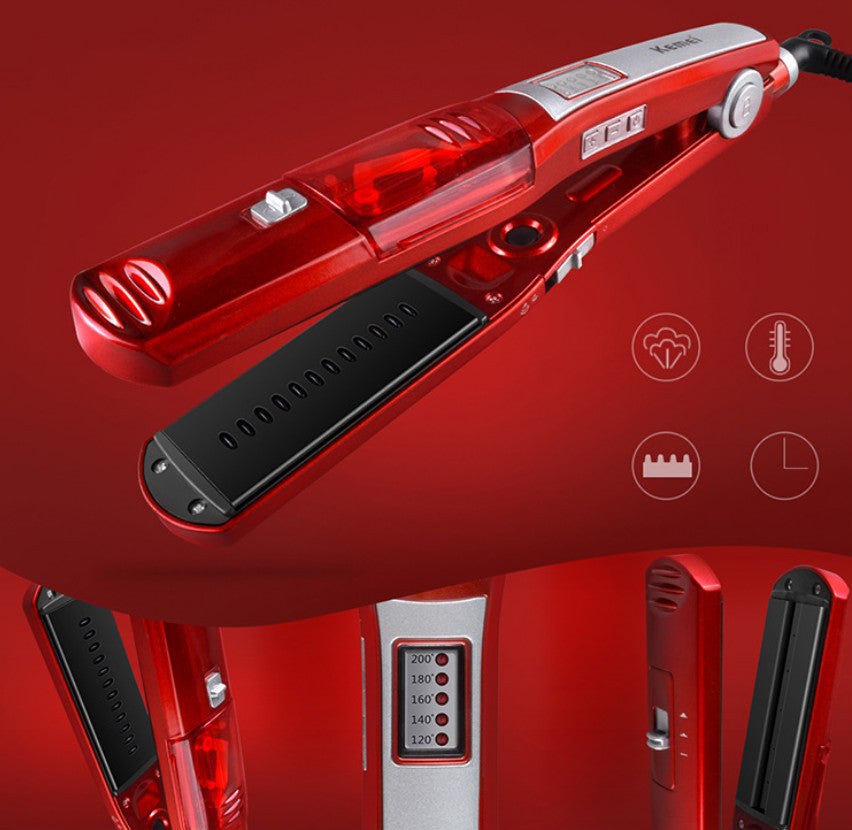 Electric Hair Straightener Splint with Steam
