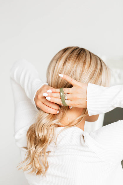 Plastic-free Flat Hair Ties - Classics