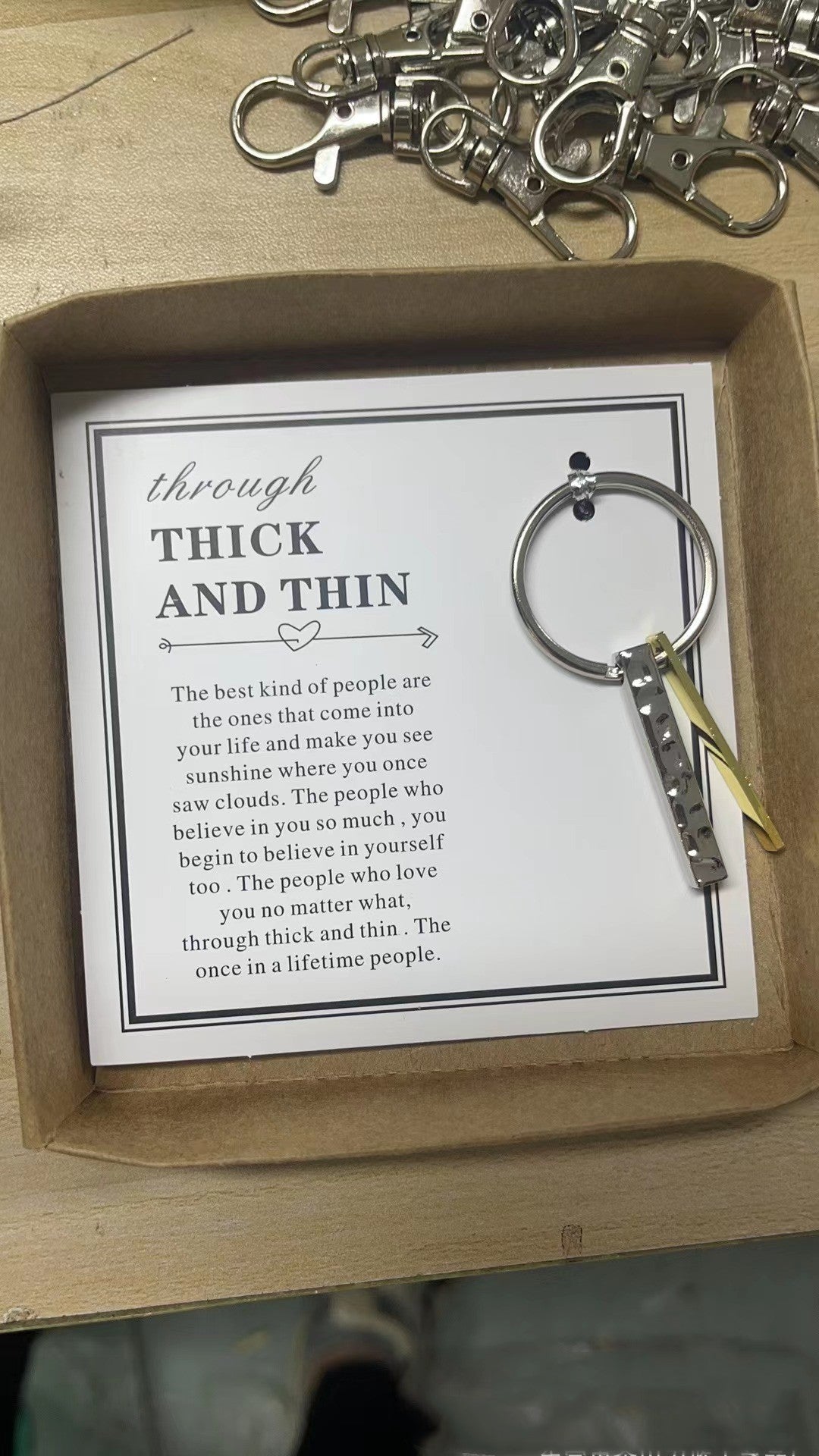 Creative Keychain Friendship Good Friend Gift