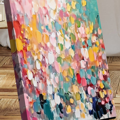 Wild Bloom Abstract Impasto Wall Art