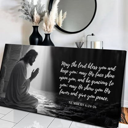 Numbers 6:24-26 - May The Lord Bless You Faith Sign