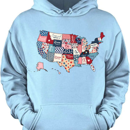 4th Of July Map Update Shirt | USA Patriotic States T-Shirt | US Flag Shirt | Independence Day Tee 682299
