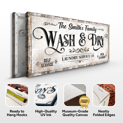 Personalized Laundry Service Sign II