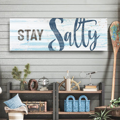 Stay Salty Coastal Sign IX