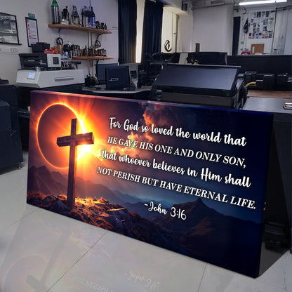 John 3:16: For God So Loved The World Faith Sign III