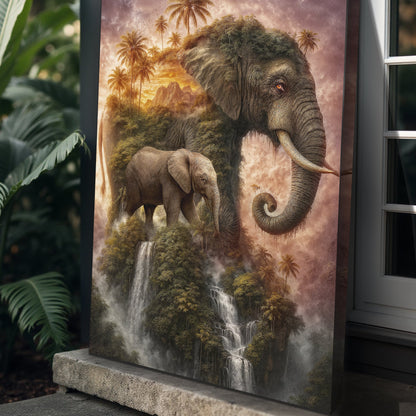 Elephant Jungle Majesty Wall Art