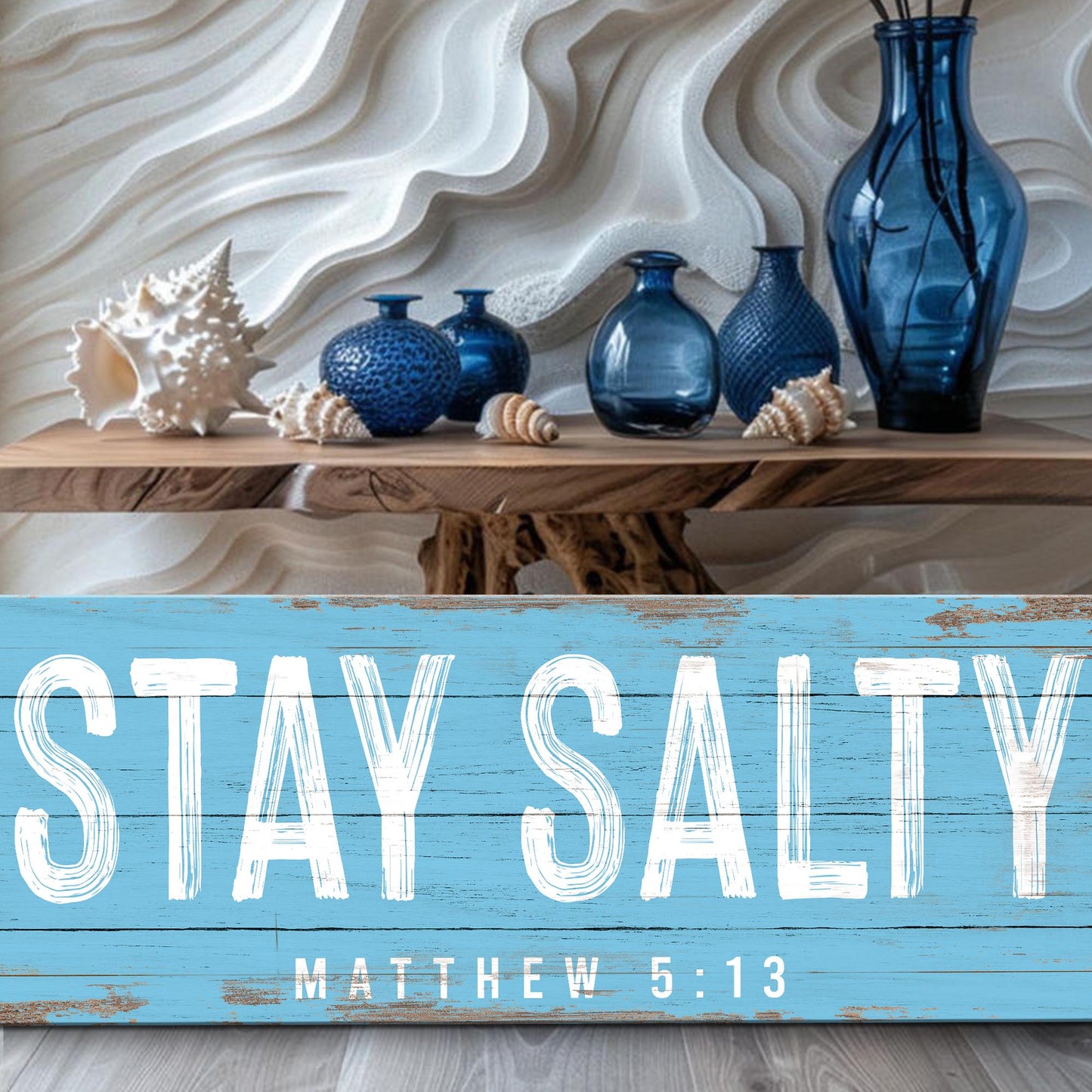 Stay Salty Coastal Sign IV