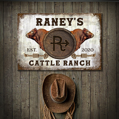 Cattle Brand - Limousin Sign