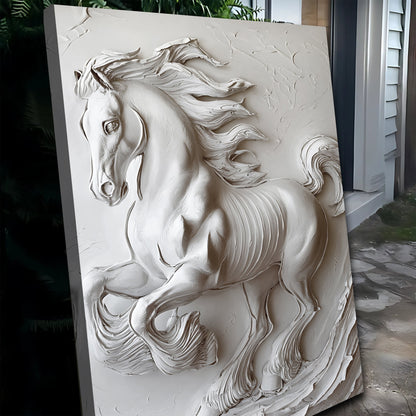 3D Minimalist Horse Wall Art