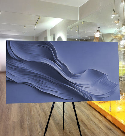 Midnight Navy Minimalist Wall Art