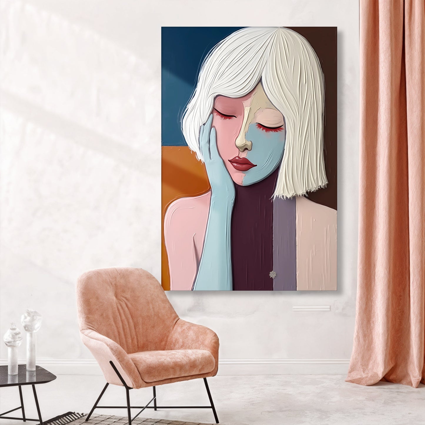 Abstract Portrait Wall Art