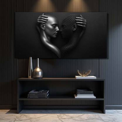 Eternal Love Figure Abstract Wall Art III