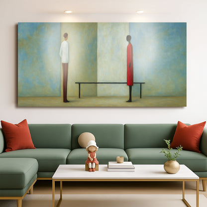 Confrontation Abstract Wall Art