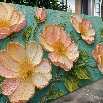 Blossoms Serenade Impasto Wall Art