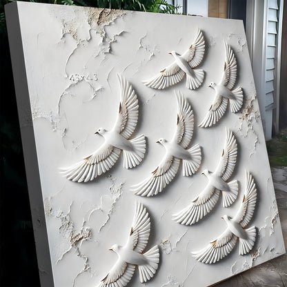 3D Birds Wall Art