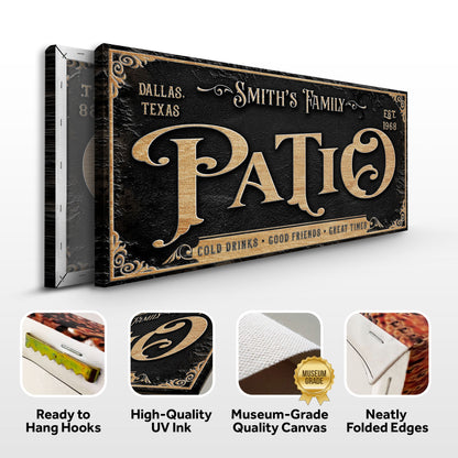 Personalized Patio Sign II