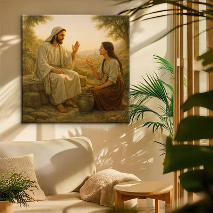 Samaritan at the Well Faith Wall Art II