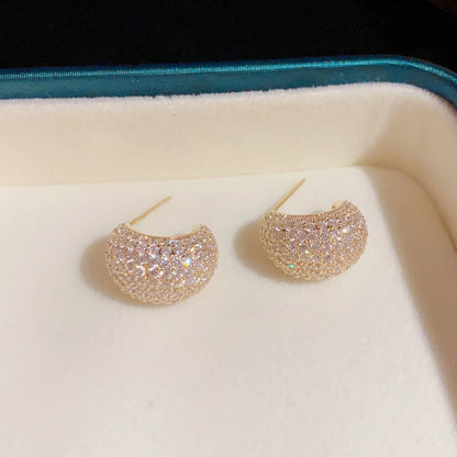 Korean Fashion Water Drop Shape Stud Earrings