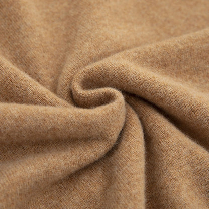 Knitted Short Sleeve Pure Wool Sweater Men's Round Neck