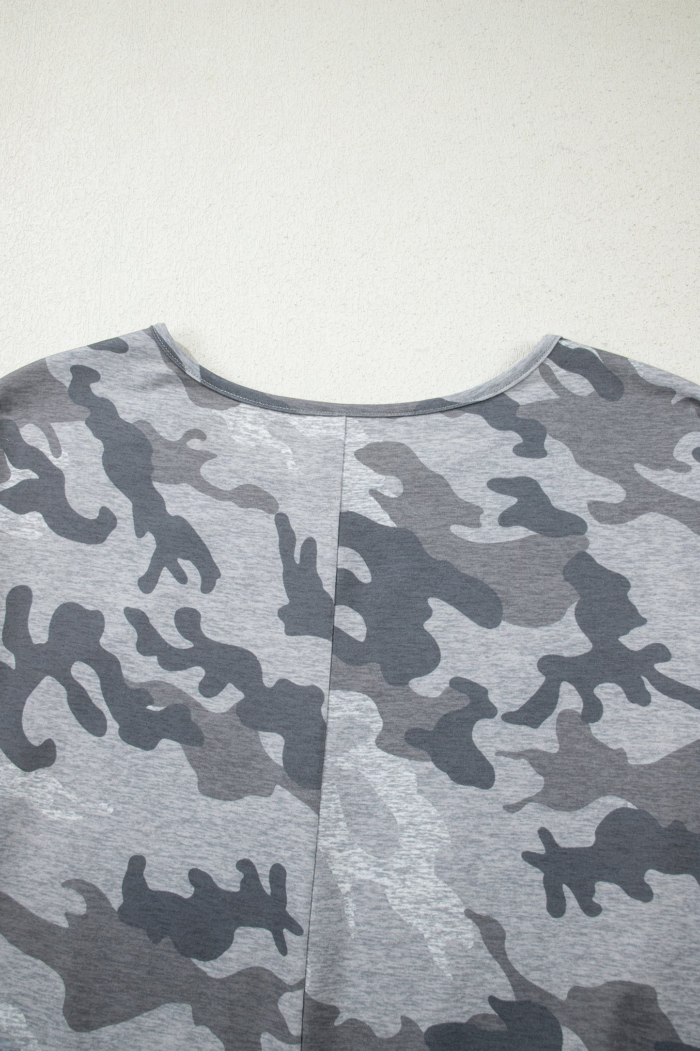 Camouflage Round Neck T-Shirt