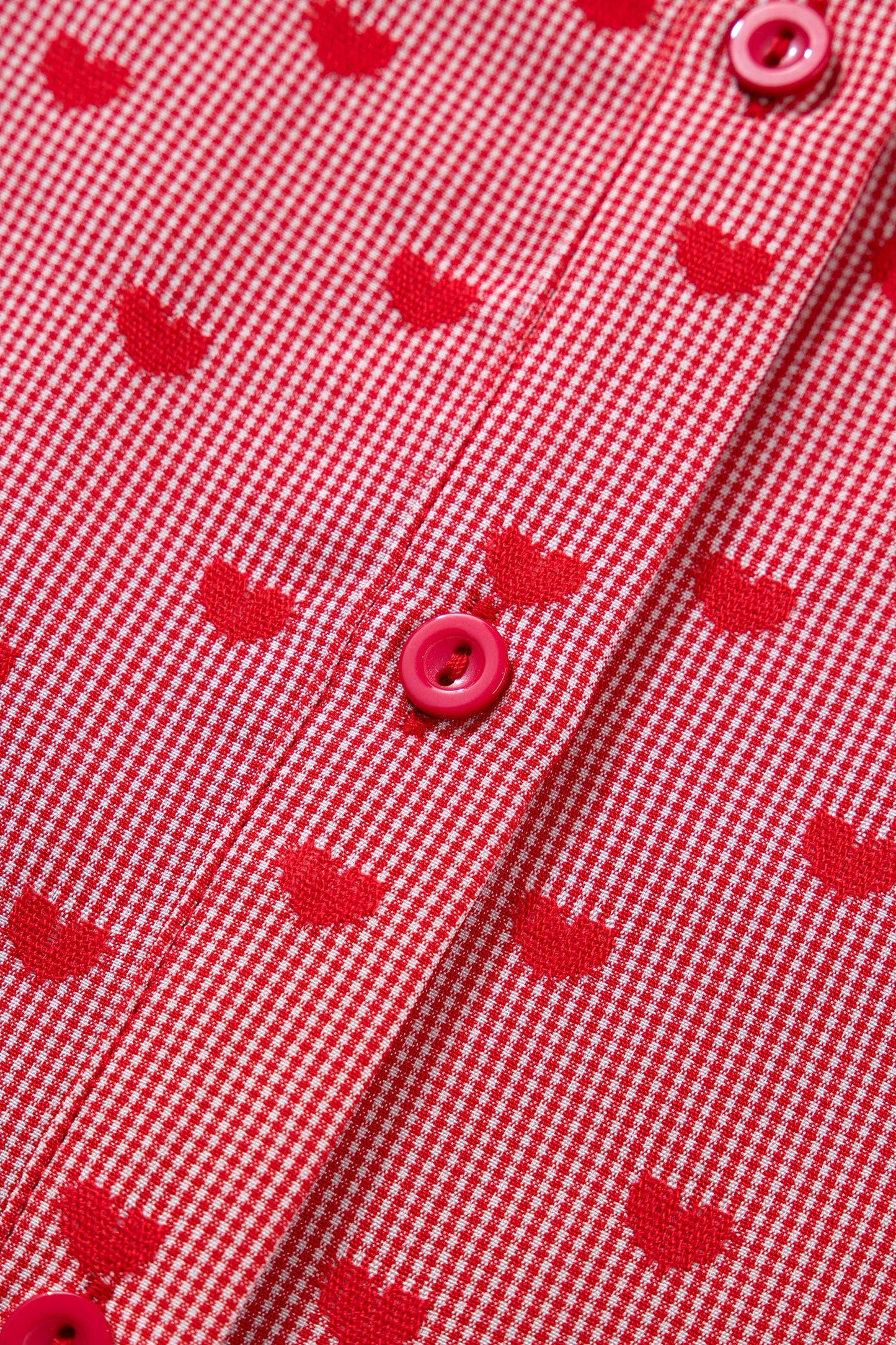 Valentine Heart Shape Loose Half Sleeve Shirt