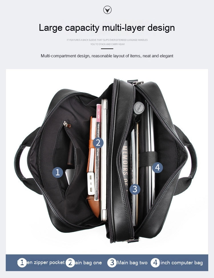 Men's Napa Leather Briefcase