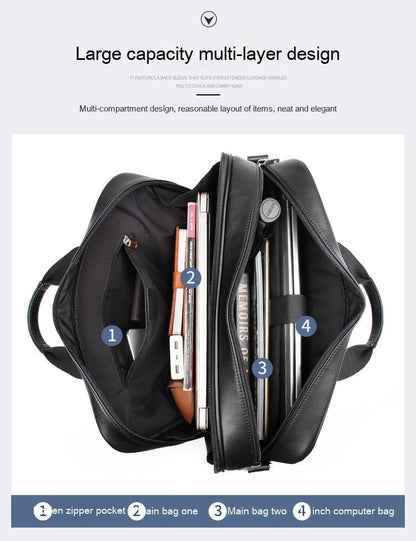Men's Napa Leather Briefcase