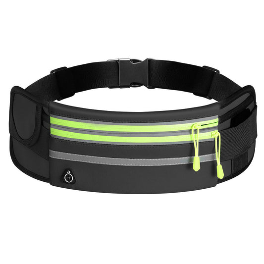 Waterproof Double Zippers Waist Bag