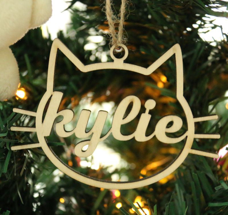 Creative Wooden Pendant, Dog Cat Paw