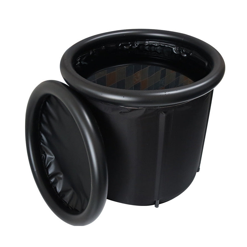Portable Inflatable Ice Bath Tub Foldable PVC for Recovery