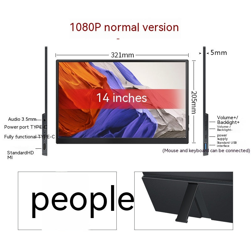 Mobile Phone & Computer Portable Touchscreen Monitor