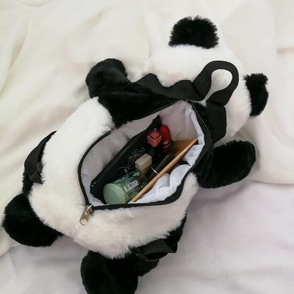 Cartoon Panda Plush Backpack for Kids