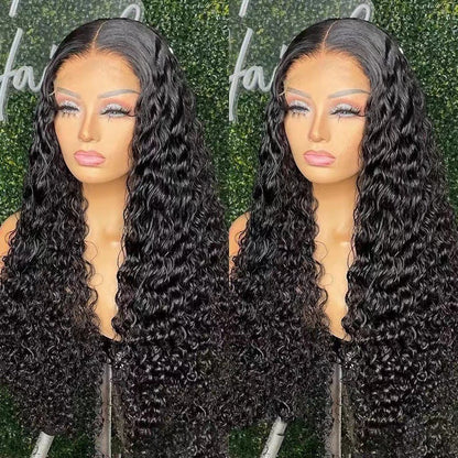 Long Curly Front Lace Chemical Fiber Wig