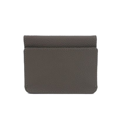 First Layer Cowhide Simple Change Card Holder