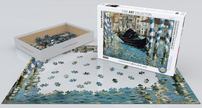 Puzzle: Fine Art Masterpieces - The Grand Canal of Venice (Blue Venice) by Edouard Manet