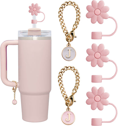 Tumbler Letter Handle Charms - 5PCS