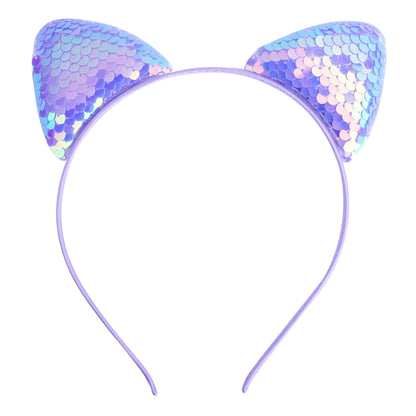 Cartoon Quicksand Headband Sweet Cat Ears