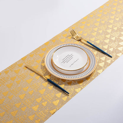 Christmas Elk Snowman Table Runner Decor