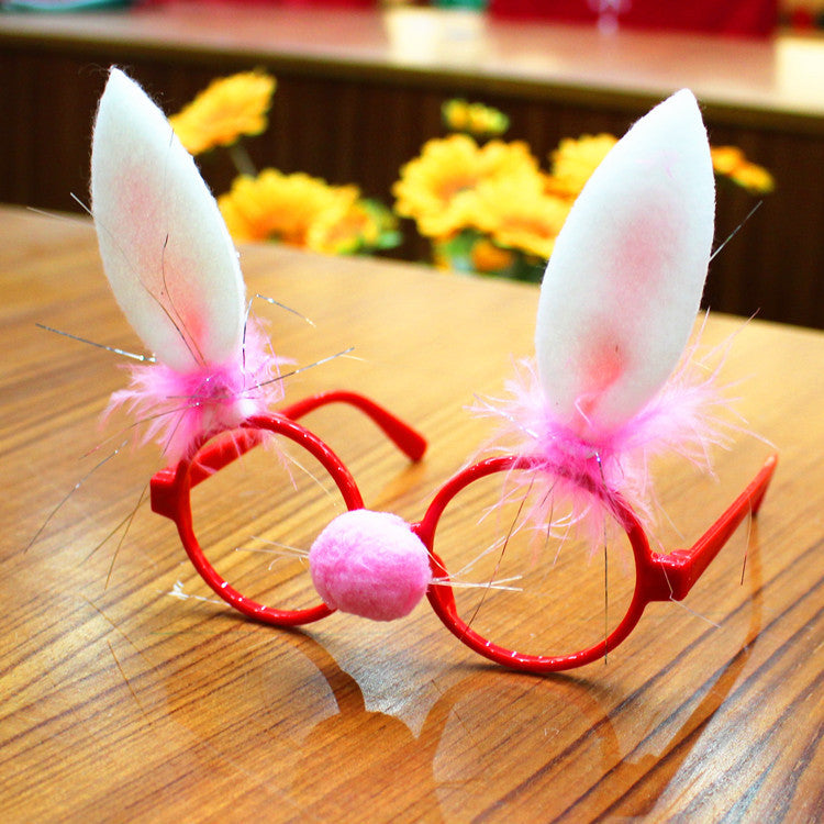 Santa Glasses Christmas Party Supplies Decor