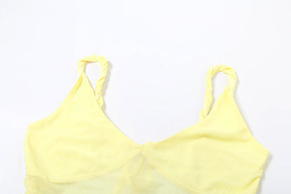 Fashion All-match Wave Slit Skirt Suit Women