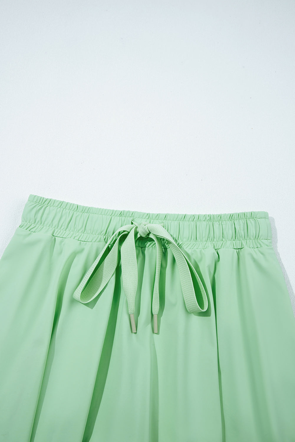 Drawstring Elastic Waistband Lined Tennis Skorts