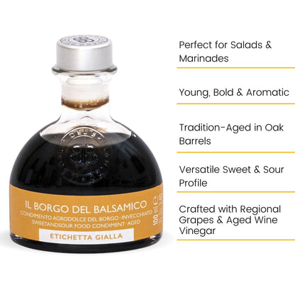 Il Borgo Del Balsamico, Aged Balsamic Vinegar Gift Set (3x100ml)