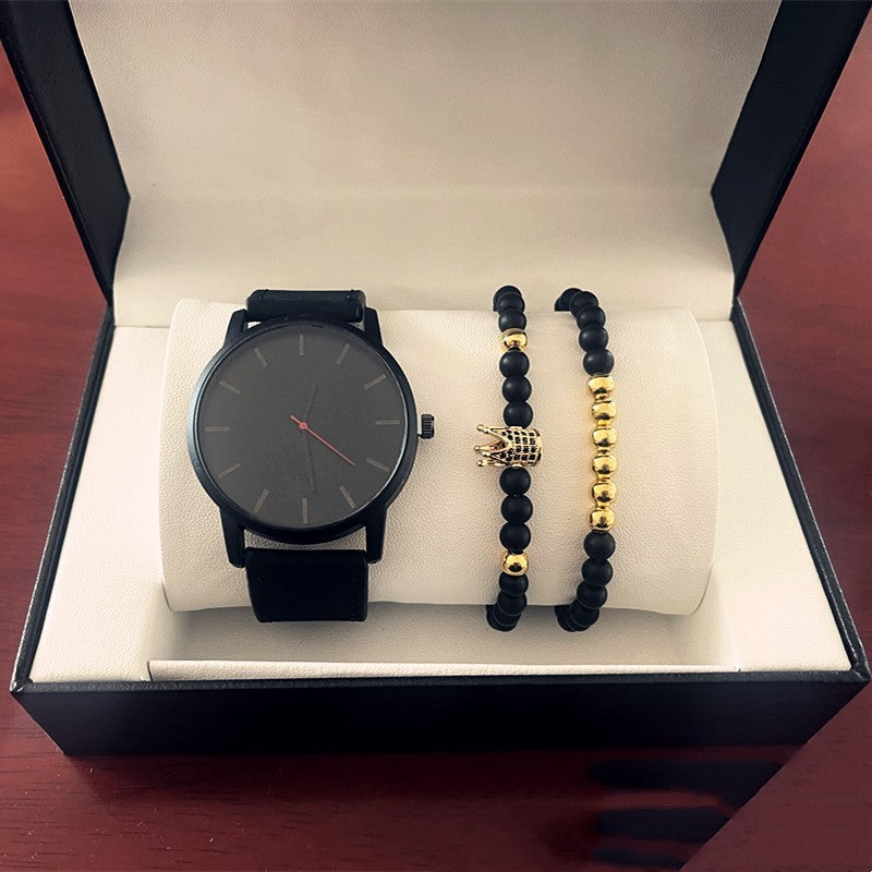 Men's Casual Quartz Watch Frosted Belt Bracelet